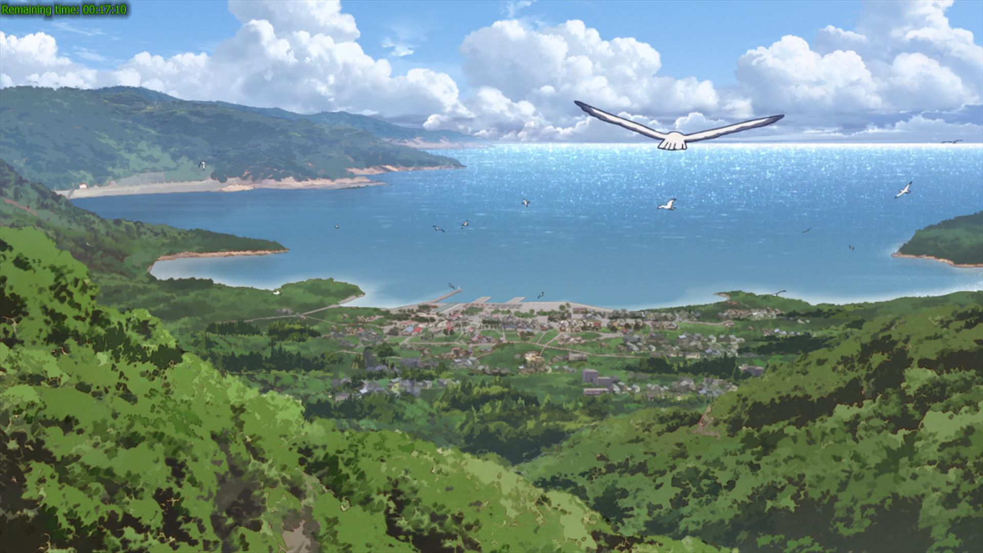 The static pre-painted background style seen in Princess Lover is also common in this anime.